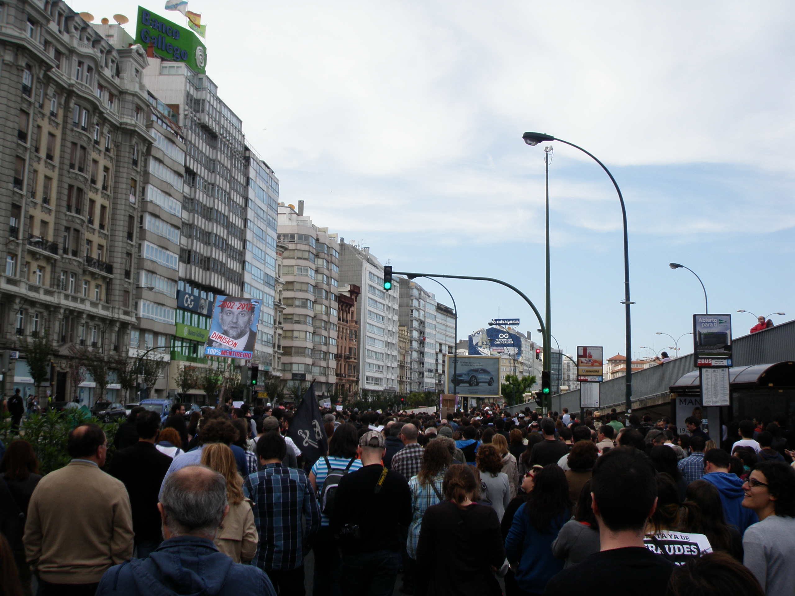 Manifestación 12M en Coruña